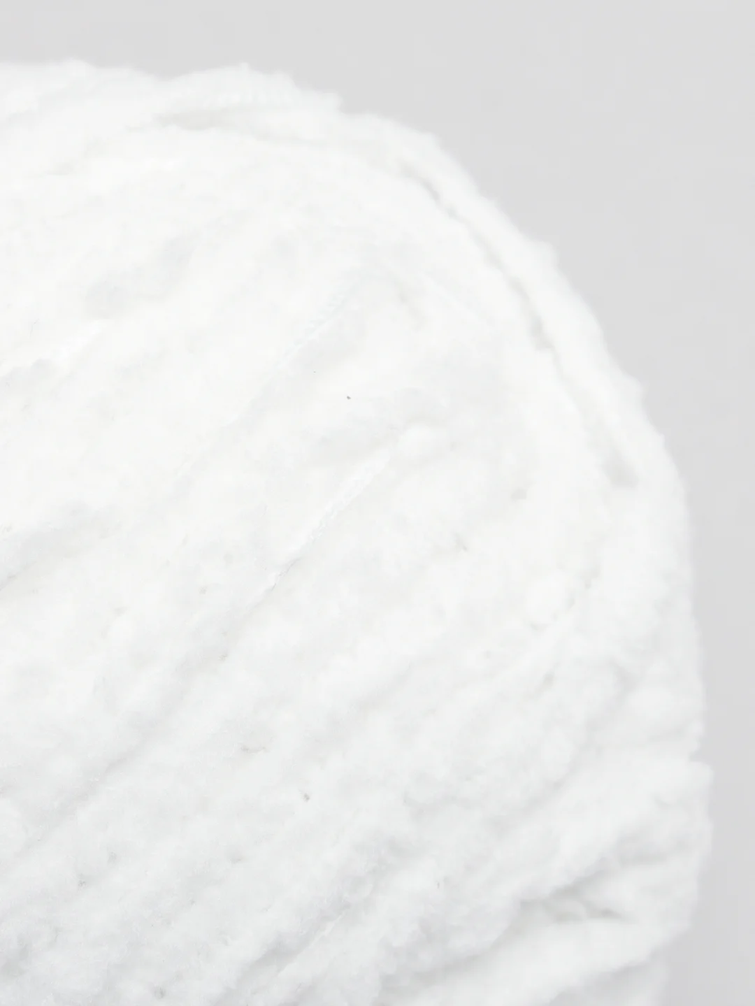Белый пряжа плюшевая Himalaya "Baby Soft", 100% полиэстер, 115 м, 50 г