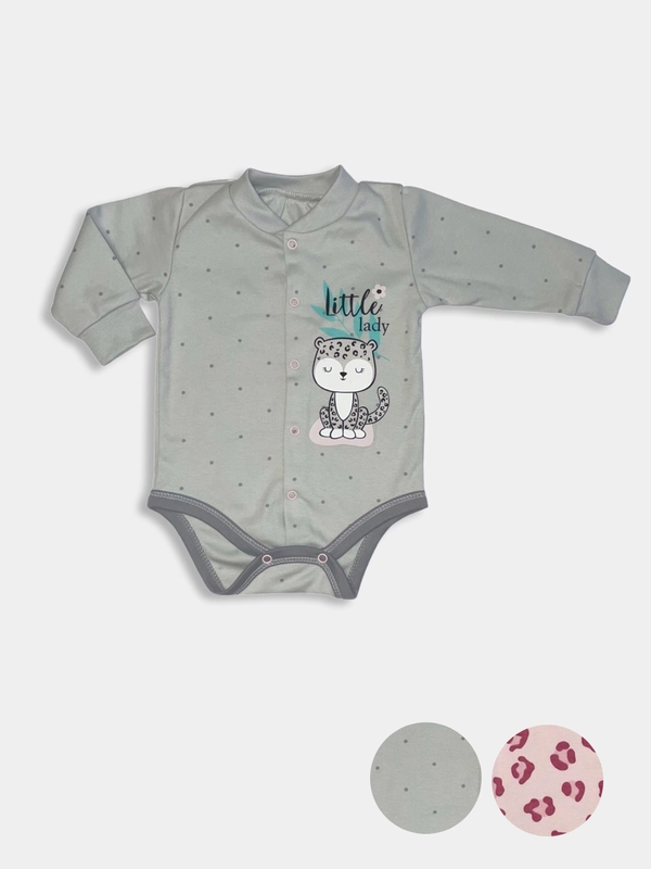 Боди детское PolyWay Little lady, с длинным рукавом