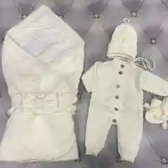 Комплект для новорожденных, утепленный