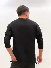 Мужская базовая кофта черного цвета от BaTalov