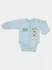 Мятный боди детское PolyWay Bear, для малыша, с длинным рукавом