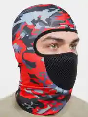 Красный спортивная балаклава. Камуфляжная тактическая маска