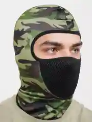 Зеленый спортивная балаклава. Камуфляжная тактическая маска