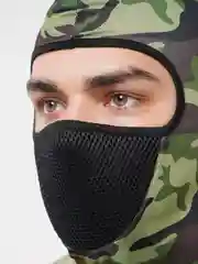 Зеленый спортивная балаклава. Камуфляжная тактическая маска