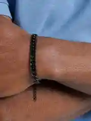 Черный браслеты цепочки на руку , 3 цвета ,3 толщины