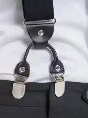 Хром подтяжки мужские в коробке, двойной клипс