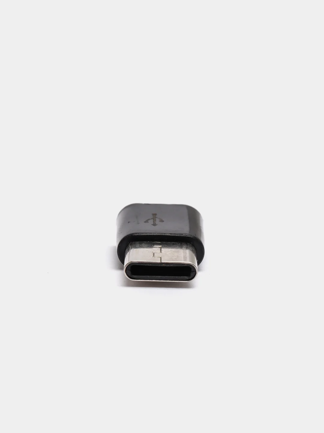 Белый адаптер переходник с Micro USB на Type-C