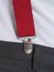 Бордовый подтяжки для брюк