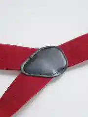 Бордовый подтяжки для брюк