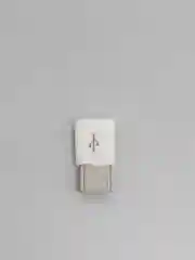 Белый адаптер переходник с Micro USB на Type-C