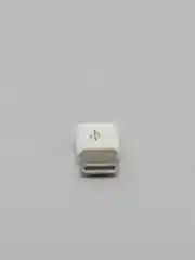 Белый адаптер переходник с Micro USB на Type-C