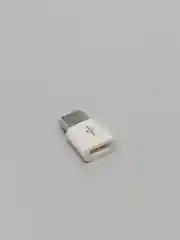 Белый адаптер переходник с Micro USB на Type-C
