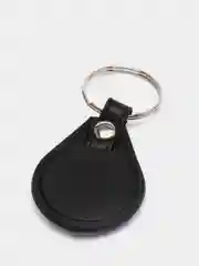 Брелок для ключей "Круг" с подложкой из кожи, 5 штук