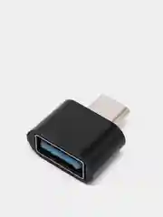 Черный переходник OTG, с Type-c на USB, для передача данных, USB 3.0, два цвета