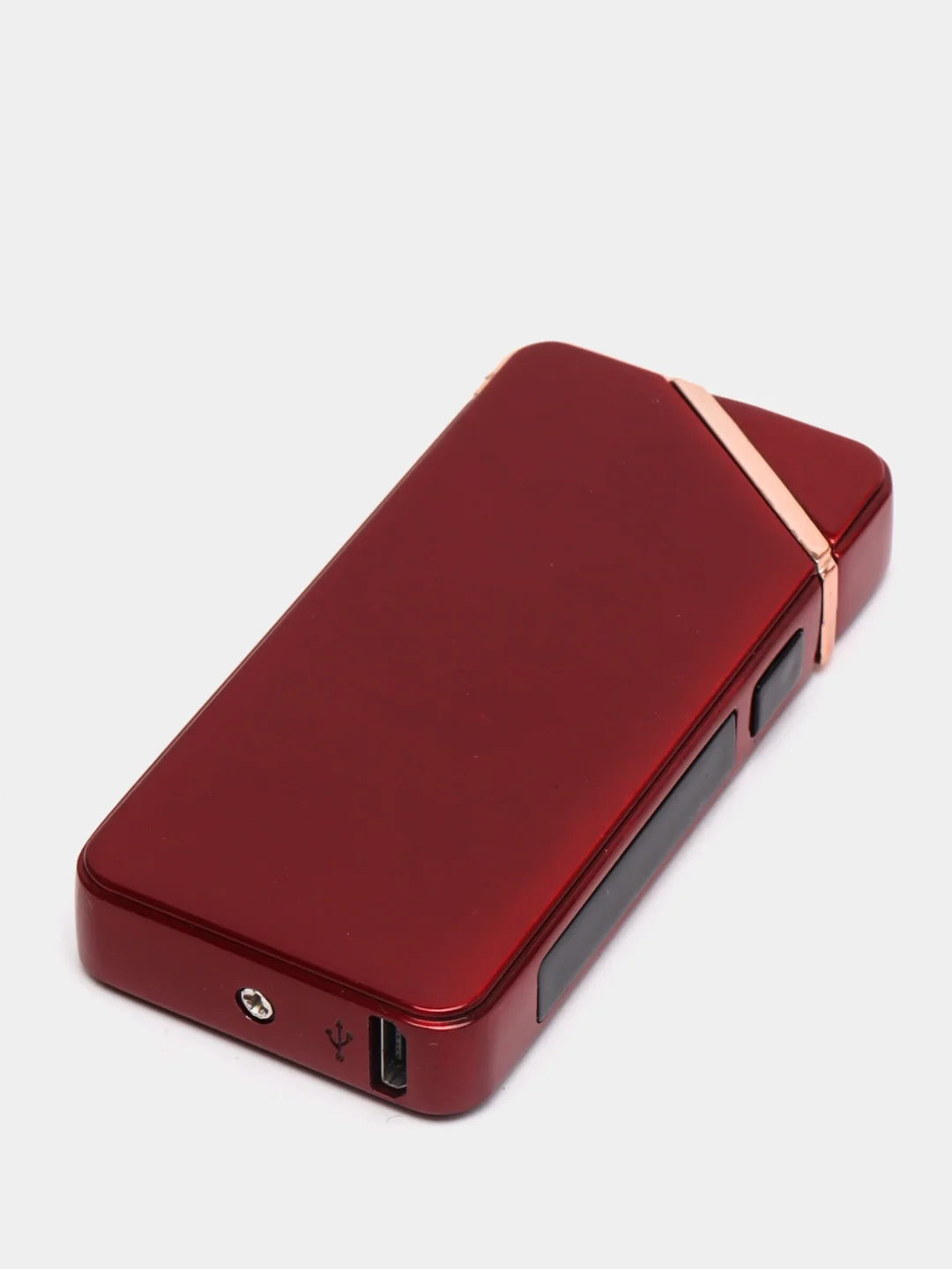 Вишнёвый зажигалка USB, электронная, импульсная, дуговая