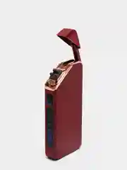 Вишнёвый зажигалка USB, электронная, импульсная, дуговая