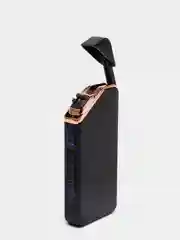 Черный зажигалка USB, электронная, импульсная, дуговая