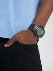 Серебряный спортивные наручные часы