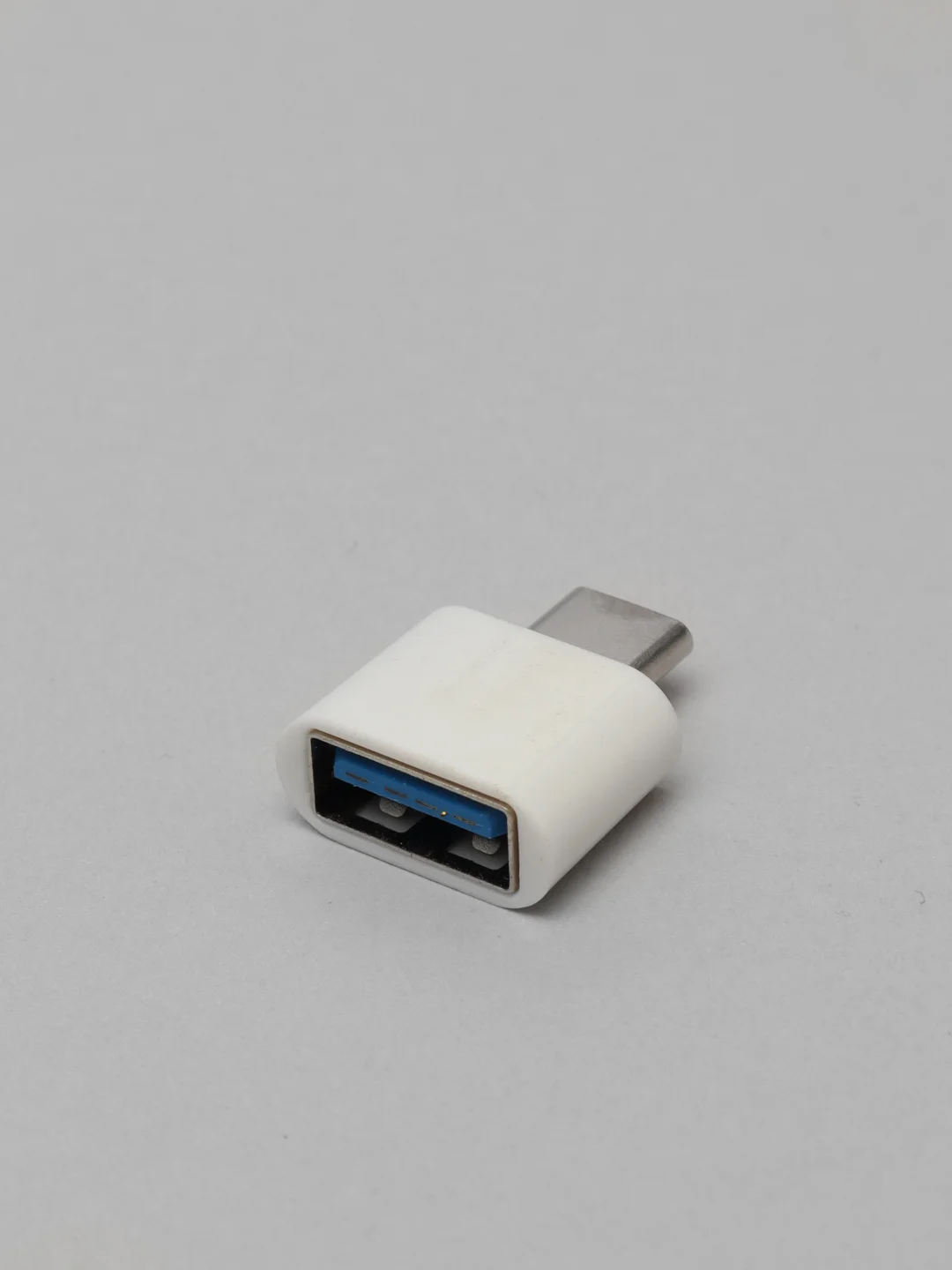 Белый otg переходник TYPE-C на USB