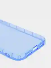 Голубой чехол для iPhone 11, XR, 12, 13, 14, Pro, Max, Plus, 7, 8, SE 2020, неон, с защитой камеры