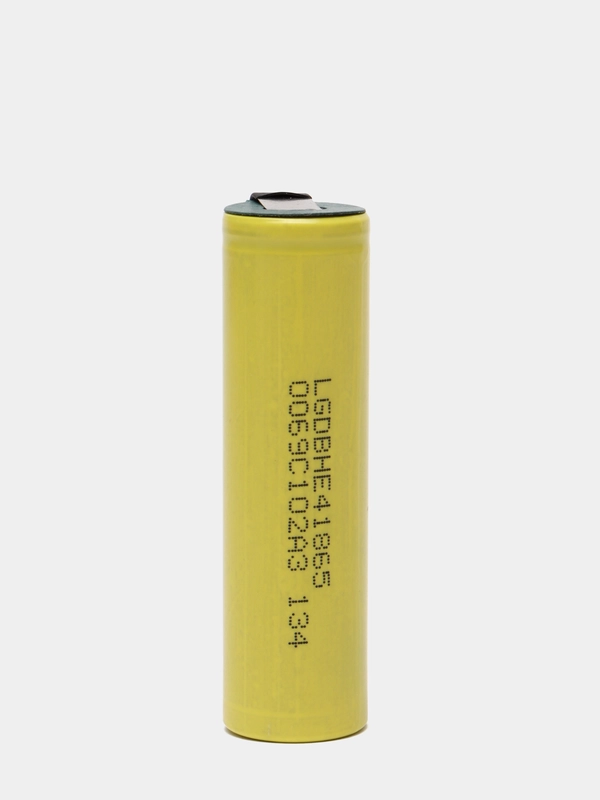 Аккумулятор литий-ионный 18650 LG HE4, 25A, 2500mah, с лепестками