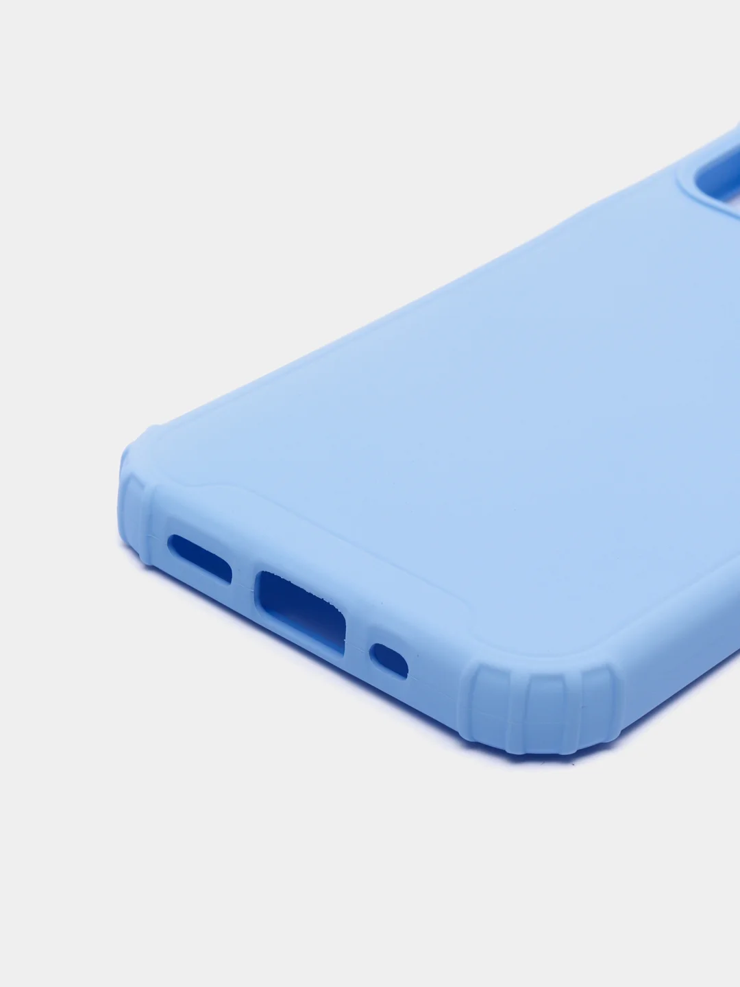 Небесно-голубой чехол Apple iPhone 12 Mini (5.4) силиконовый противоударный с усиленными углами