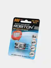 Аккумуляторные батарейки ROBITON R03 900MH BL2 мизинчиковые