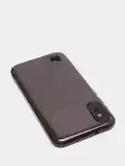 Угольный чехол Samsung Galaxy A10 блестящий, Самсунг Галакси А10 с защитой камеры