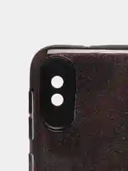 Угольный чехол Samsung Galaxy A10 блестящий, Самсунг Галакси А10 с защитой камеры