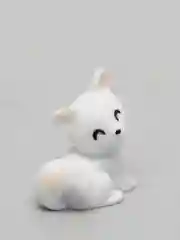 Белый фигурки для микро ландшафтного дизайна "Кошка"