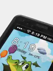 Черный музыкальный телефон