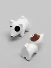 Мини мультяшный щенок, 2 шт