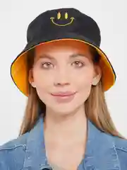 Угольный панама двусторонняя, двухцветная, летняя