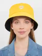 Желтый панама двусторонняя, двухцветная, летняя