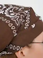 Коричневый бандана