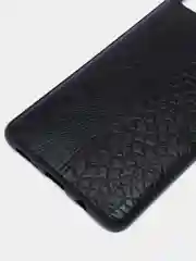 Черный чехол Samsung Galaxy A71, Самсунг Галакси А71 4G из эко кожи Baseus