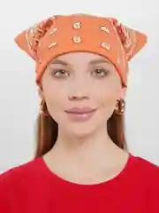 Светло-оранжевый бандана