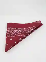 Бордовый бандана