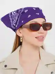Фиолетовый бандана