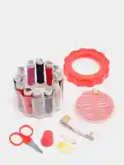 Набор для шитья: нитки, иголки, ножницы, сантиметр, 8,5 х 6 см