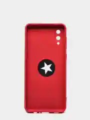 Терракотовый чехол Samsung Galaxy A02, Самсунг Галакси А02 силиконовый с кольцом-держателем