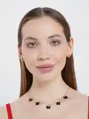 Золотой цепочка на шею "Клевер"