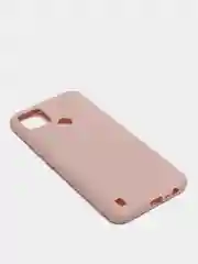 Бежевый чехол Realme C21Y, Realme C25Y Реалми С21У / С25У силиконовый цветной матовый, прозрачный