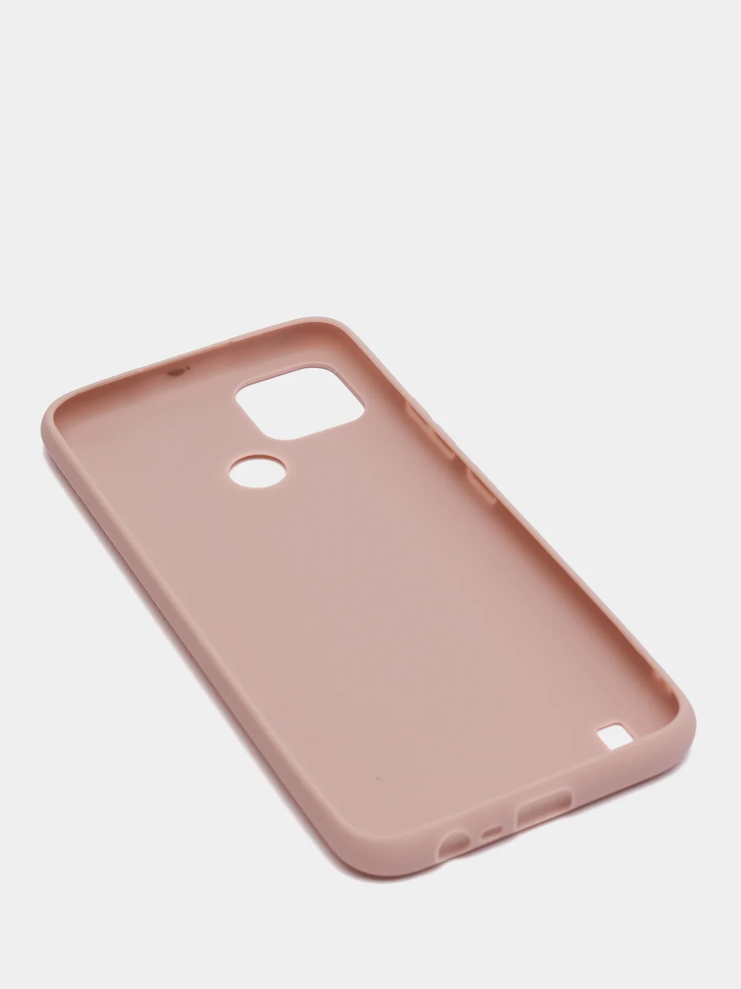 Бежевый чехол Realme C21Y, Realme C25Y Реалми С21У / С25У силиконовый цветной матовый, прозрачный