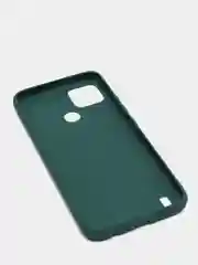 Зеленый чехол Realme C21Y, Realme C25Y Реалми С21У / С25У силиконовый цветной матовый, прозрачный