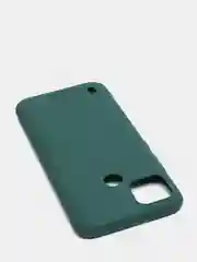 Зеленый чехол Realme C21Y, Realme C25Y Реалми С21У / С25У силиконовый цветной матовый, прозрачный