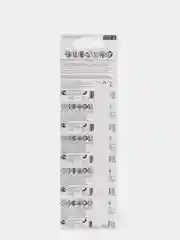 Батарейки часовые алкалиновые KODAK AG13-LR44 (A76, 357, LR1154), дисковые, 10 штук
