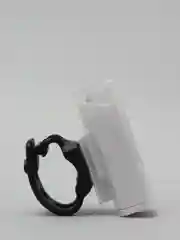 Белый велосипедный фонарь на руль