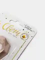 Бронзовый свеча для торта цифра Бриллиант Золото,  7,5 см