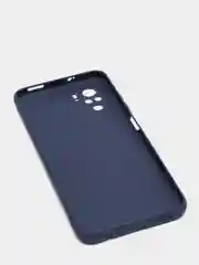 Темно-синий чехол силиконовый для Xiaomi Redmi 9T Note 7 8 10 Pro Max 10S